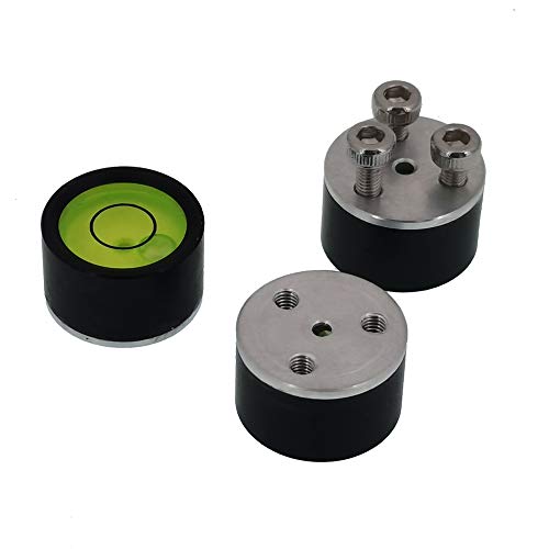 The Yan He GPS RTK level, centering rod, carbon fiber horizontal bubble accessories with screw holes (18x11.5mm black green) - Image 1