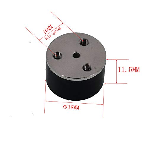 The Yan He GPS RTK level, centering rod, carbon fiber horizontal bubble accessories with screw holes (18x11.5mm black green) - Image 2