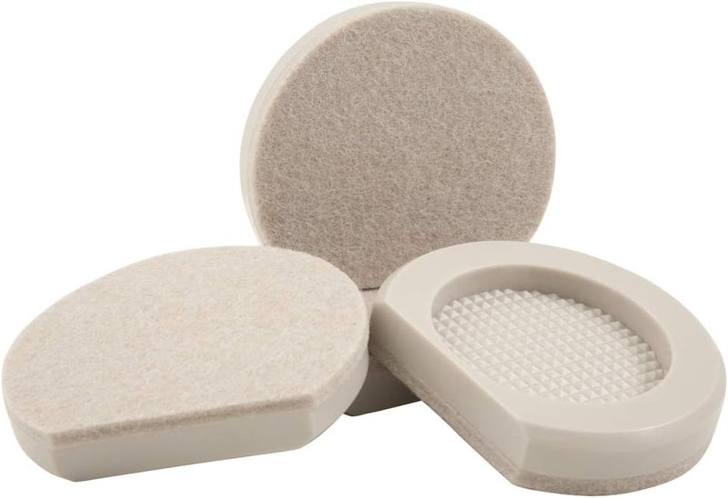 SoftTouch Super Sliders 4703595N 3 Inch Slider Pad Move Heavy Appliances Effortlessly 3 Beige - Image 1