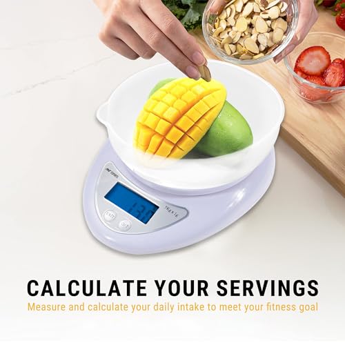 Ant Esports AEKS200 Kitchen Weighing Machine with Bowl, Weighing Scale for Fitness, Shop,Home Baking/Cooking with Large LCD Display,Tare Function,Over Load Indicator,Weigh Upto 5Kgs,30 Months Warranty - Image 5
