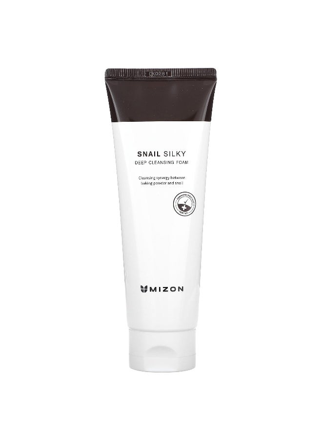 Mizon, Snail Silky Deep Cleansing Foam, 5.29 oz (150 g) - Image 1