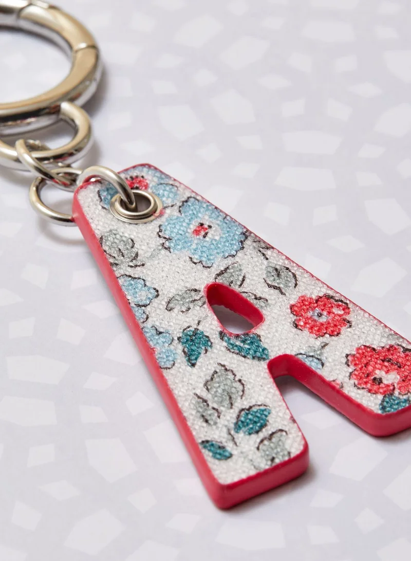 Cath Kidston A Initial Charm Keyring