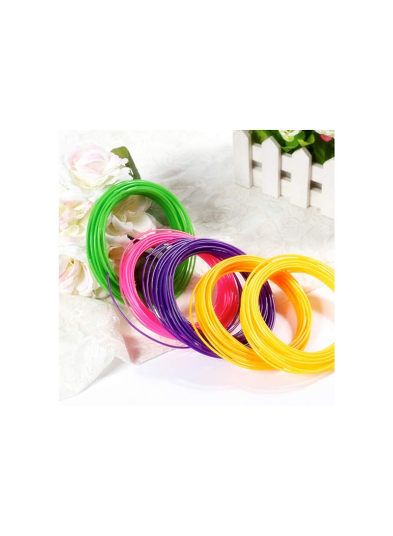 GGOOT 3D Printer Filament, 10 Meters 3D Pen Filament Refills 1.75mm ABS Filament with Random Color Bundle for 3D Printers As Shown - Image 2