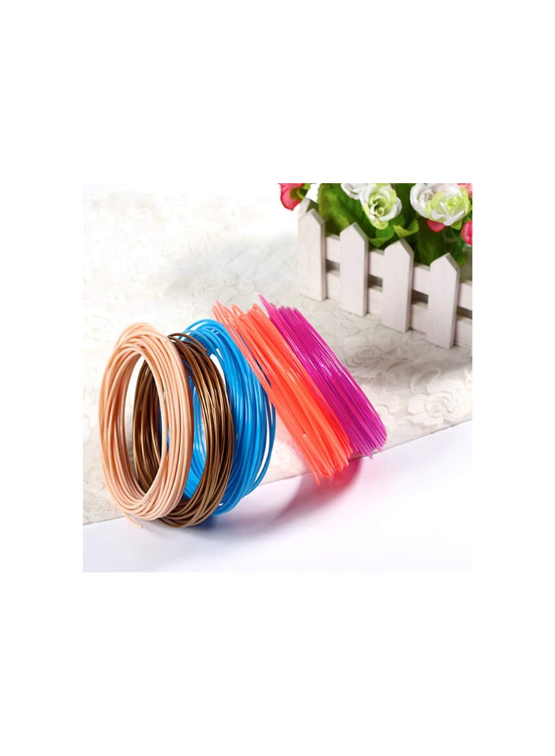 GGOOT 3D Printer Filament, 10 Meters 3D Pen Filament Refills 1.75mm ABS Filament with Random Color Bundle for 3D Printers As Shown - Image 4