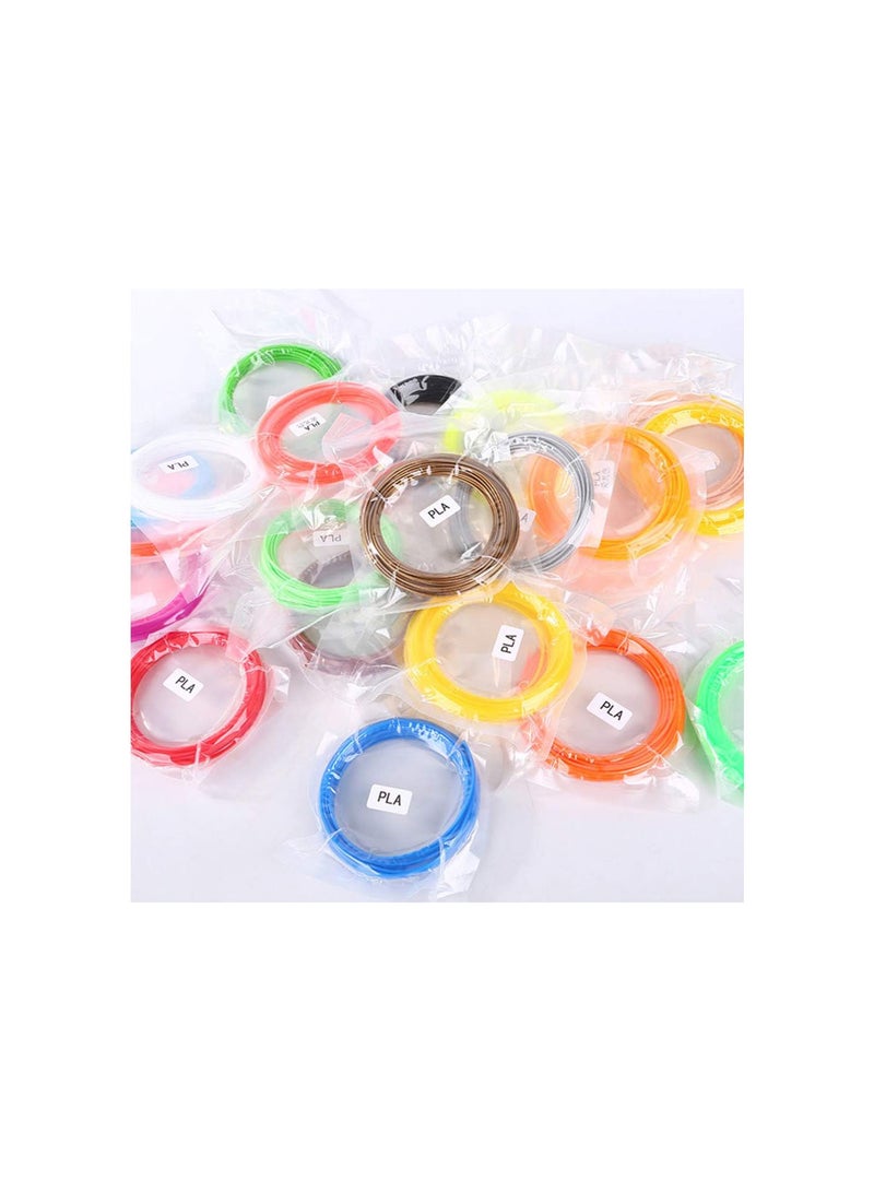 GGOOT 3D Printer Filament, 10 Meters 3D Pen Filament Refills 1.75mm ABS Filament with Random Color Bundle for 3D Printers As Shown - Image 3