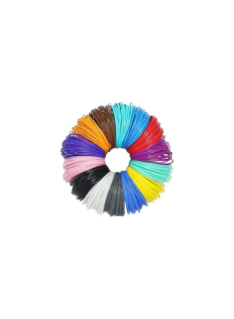 GGOOT 3D Printer Filament, 10 Meters 3D Pen Filament Refills 1.75mm ABS Filament with Random Color Bundle for 3D Printers As Shown - Image 1