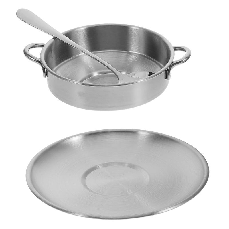 Stainless Steel Dessert Bowls with Handles 3pcs Set Silver Ice Cream Serving Bowls for Home Outdoor - Image 2