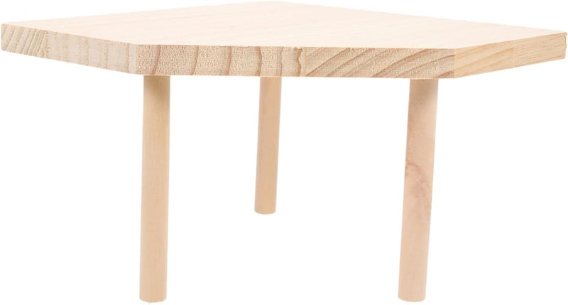 Hamster Cage Partition Wooden Platform Hamster Landscape Stand Play Pen Pet Supply - Image 1