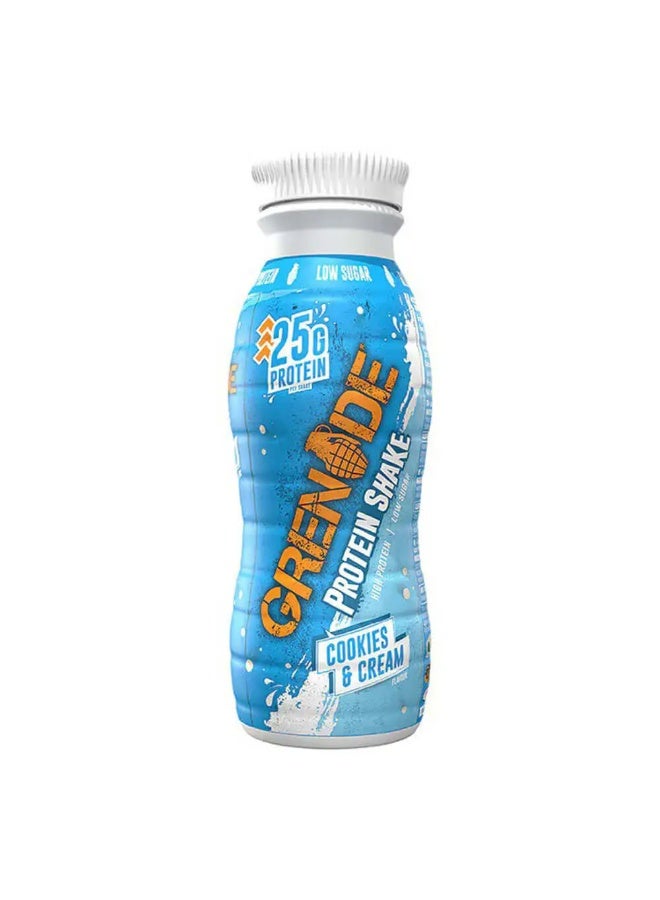 جريناد جرينيد، مشروب جاهز للشرب، مخفوق غني بالبروتين - كوكيز وكريمة (8 × 330 مل) - Image 2