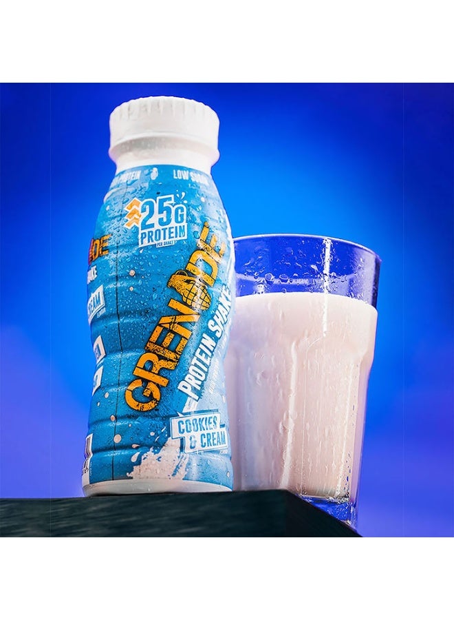 جريناد جرينيد، مشروب جاهز للشرب، مخفوق غني بالبروتين - كوكيز وكريمة (8 × 330 مل) - Image 5