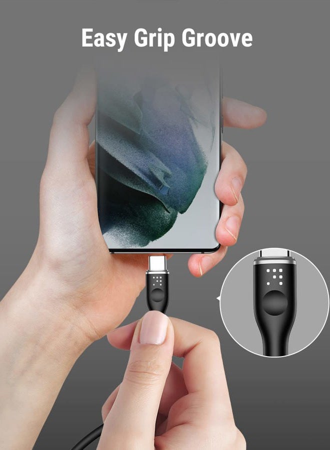 VOLTME USB C Cable, 60W USB C to USB C Cable 3.3ft, USB 2.0 Type C Charging Cable Fast Charge Cord for MacBook Pro 2020, iPad Pro 2020, iPad Air 4/5, MacBook Air 2020, Galaxy S21, Switch (Black) - Image 4