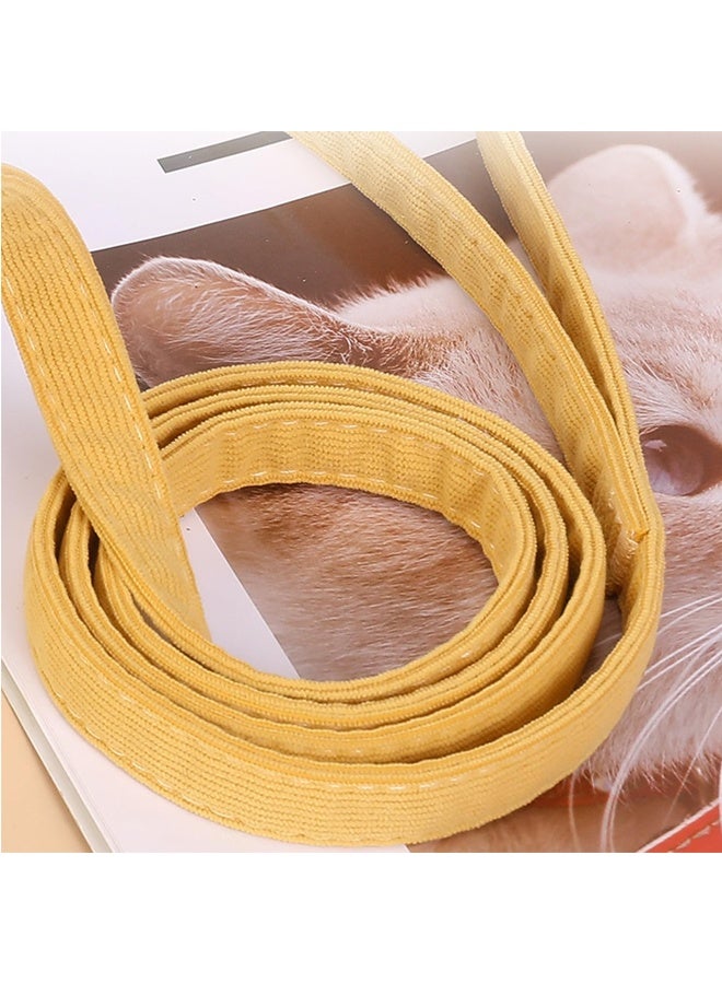 1 piece  Cat Harness and Leash Set for Outdoor Travel Walking Escape Proof Soft Safe Adjustable Kitten Puppy Small Strap Kitty Cute Bee Wings Yellow - Image 5