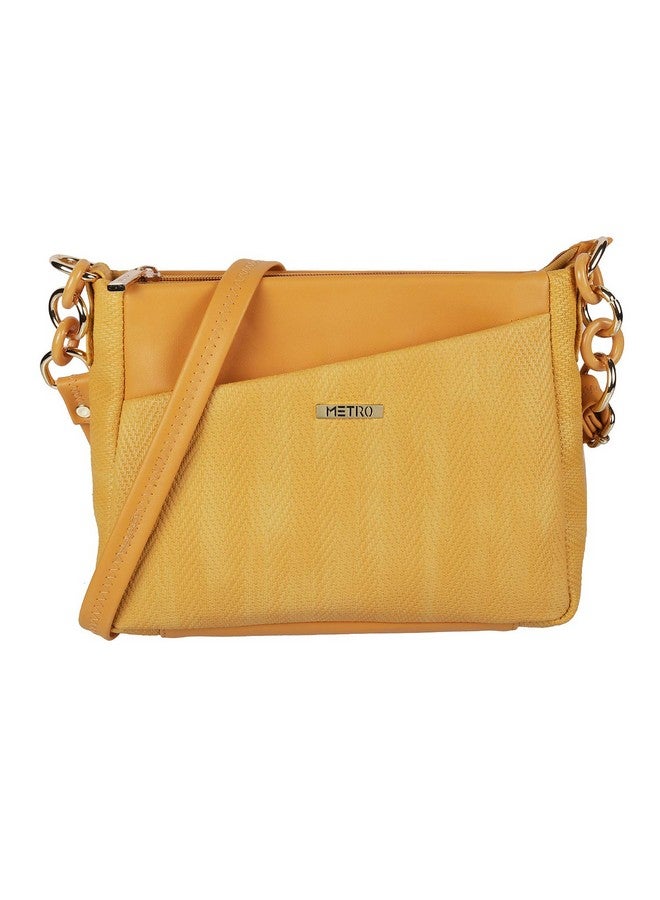 Metro Metro Womens Synthetic Yellow Zip Top Sling (One Size) - Image 1