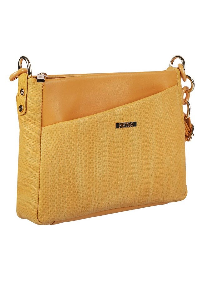 Metro Metro Womens Synthetic Yellow Zip Top Sling (One Size) - Image 5