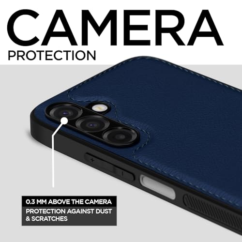 Pikkme Back Cover for Samsung Galaxy M17 5G / A17 5G / F17 5G | Full Camera Protection, Raised Edges & Super Soft-Touch Bumper Case (Blue) - Image 3