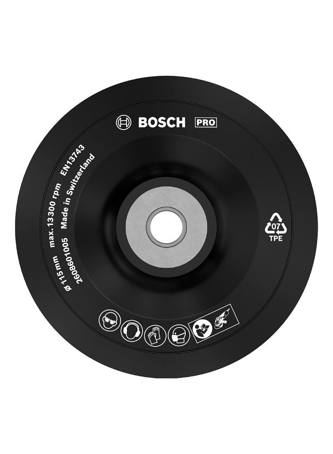 BOSCH 2608601005 115mm 13300 RPM Backing Pad - Image 1