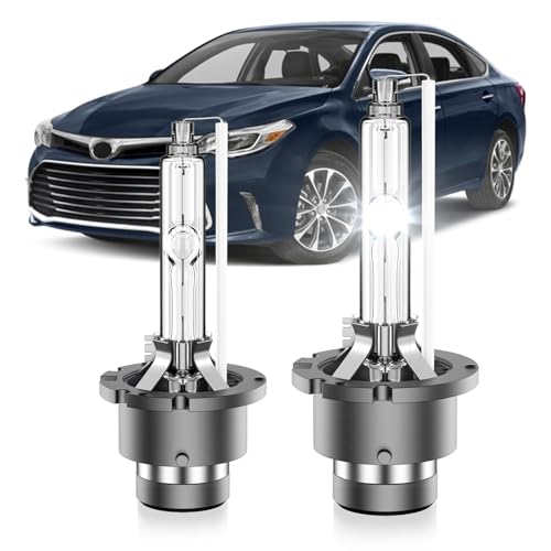 SENROBO Fit for 2011-2016 Toyota Avalon Sienna Venza D4S HID Xenon Headlight Bulbs, 350% Brightness, High Low Beam Light Bulb, 6000K White, Plug and Play, Pack of 2 - Image 1
