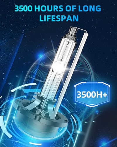 SENROBO Fit for 2011-2016 Toyota Avalon Sienna Venza D4S HID Xenon Headlight Bulbs, 350% Brightness, High Low Beam Light Bulb, 6000K White, Plug and Play, Pack of 2 - Image 4