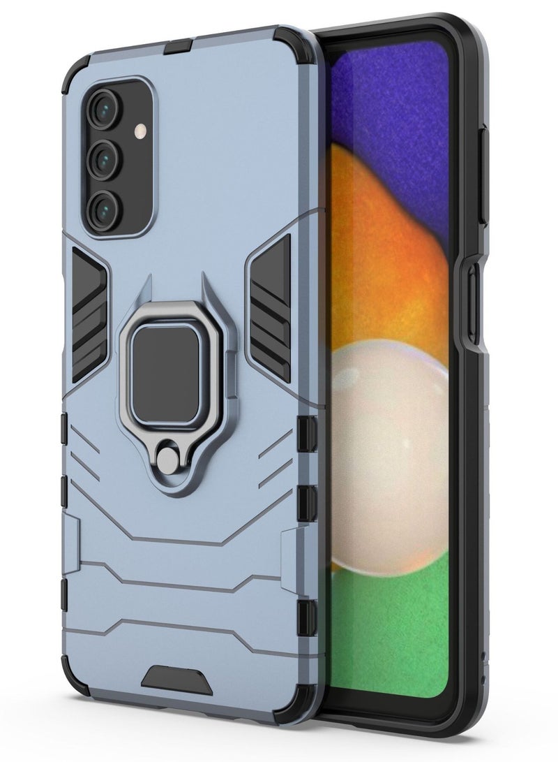 Blue Samsung protective cover with ring bracket - Image 1