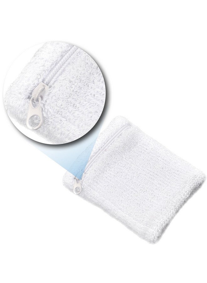 Techion Sports Sweatband Set Including 1 Pack Headband And 2 Pack Wristbands With Zipper Pocket Wallet For Cycling Running Tennis Basketball And More - Image 3