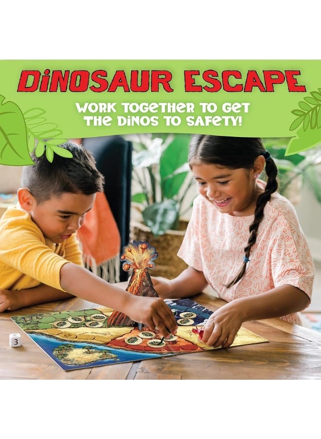 Peaceable Kingdom - Peaceable Kingdom Dinosaur Escape Cooperative Memory Game of Logic and Luck for 2 - 4 Kids Ages 4 + - Image 1
