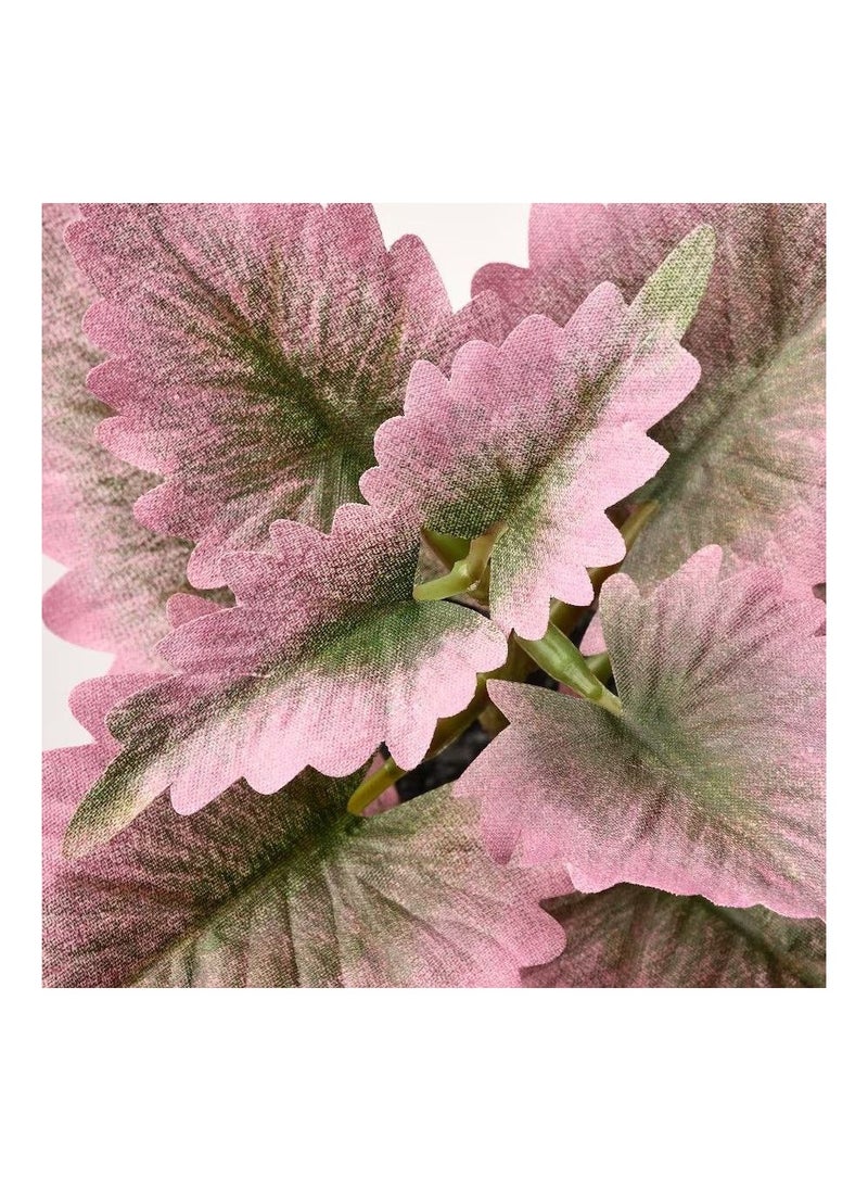 FEJKA - Artificial Plant Pots With Painted Nettle Set OF 3, Indoor And Outdoor Use 18x6CM - Image 1