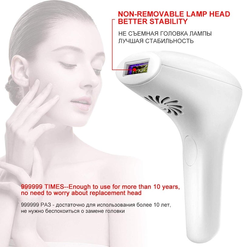 SENVIL IPL Laser Hair Removal Device – 999,000 Flashes, LCD Display, Painless Home Hair Remover for Women & Men, Face, Bikini, Legs, and Full Body Use - Image 4
