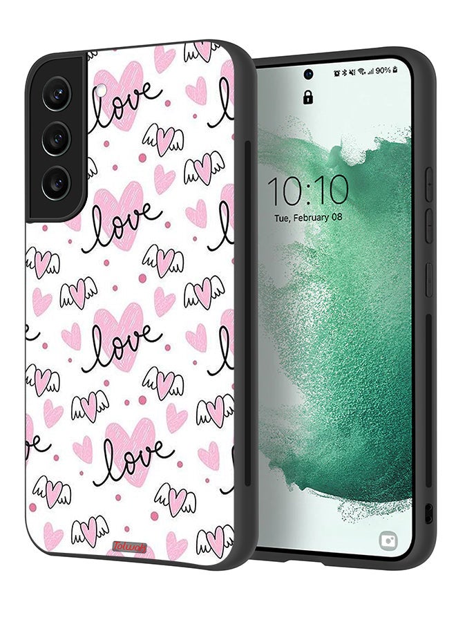 Tolwak Samsung Galaxy S21 Plus 5G Protective Case Cover Love And Heart Art Pattern - Image 1