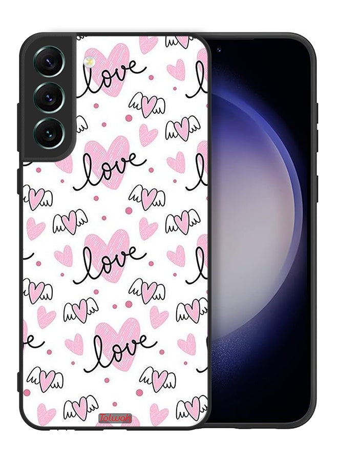 Tolwak Samsung Galaxy S21 Plus 5G Protective Case Cover Love And Heart Art Pattern - Image 2