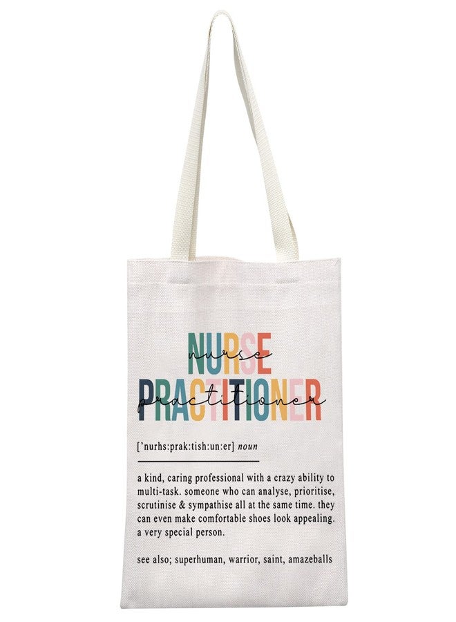 GJTIM NP Gift Nurses Practitioner Definition Gift Tote Bag for RN Nursing Graduation Birthday Christmas Nurse's Day (Nurses Practitioner Tote) - Image 1