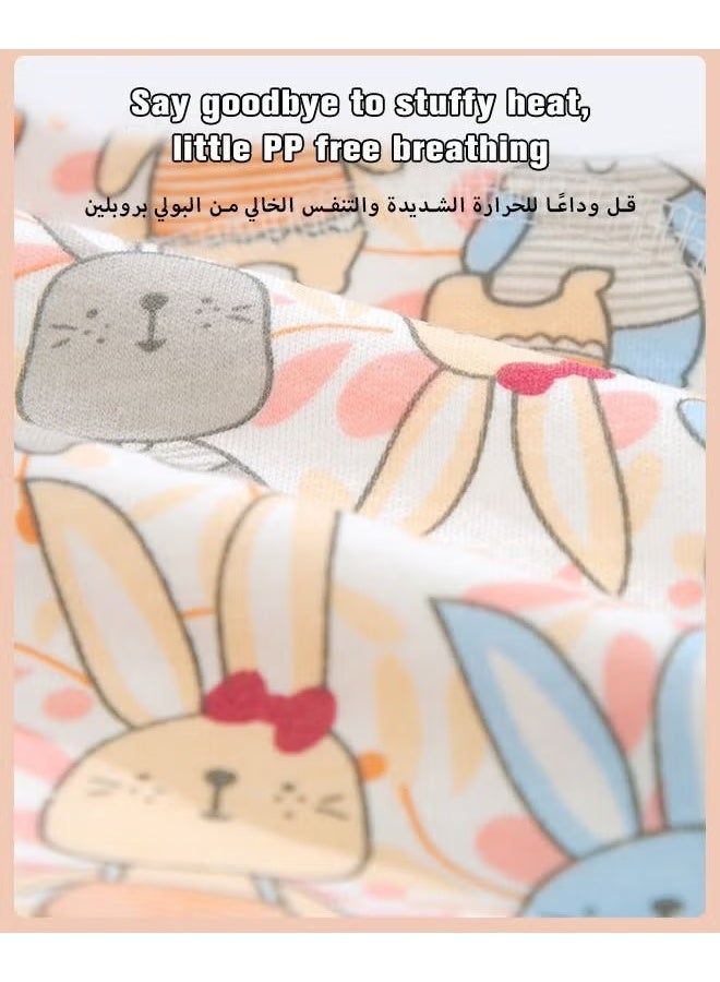 4 قطعة بوتي تدريب الملابس الداخلية ، 6 طبقات التنفس القطن ممتص المدرب بنطلون للأطفال الصغار طفل الأولاد البنات مقاومة للماء - Image 4