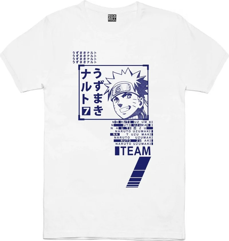 روك اند رول Always Anime, Naruto Writings Men's 2-Piece Eco Pack T-Shirt