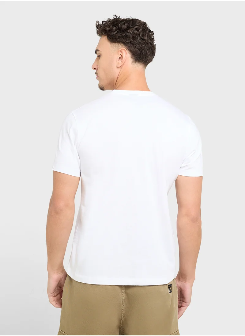 سفنتي فايف بيسيكس Printed T-Shirt