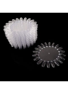 HONBAY 20Pcs Plastic 20 Tips False Nail Swatches Wheels Nail Art Color Polish Display Wheel For Manicure  - Image 2