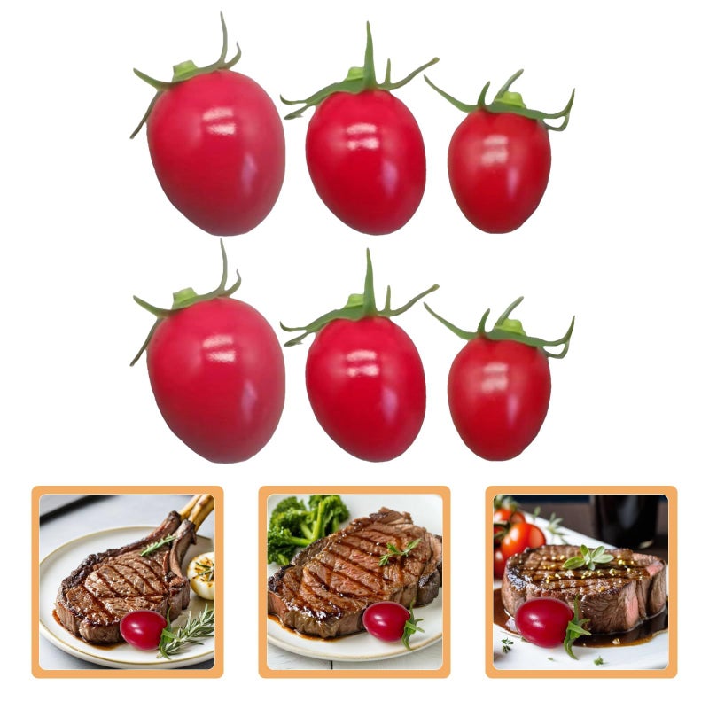 Logofun 24pcs Artificial Foam Tomatoes Red For Home Kitchen Decor Photography Props Party Display - Image 5