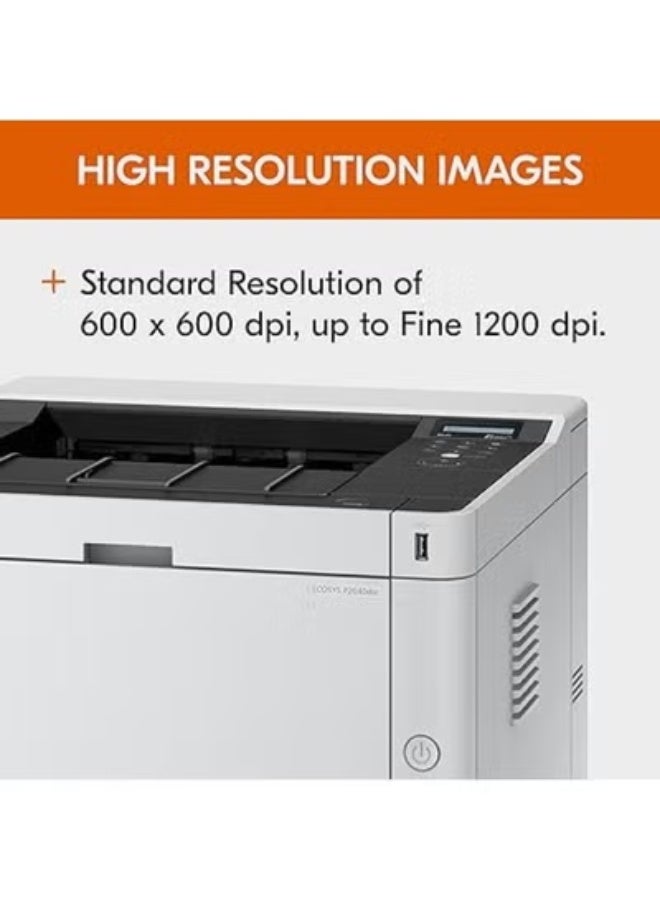 High-speed monochrome laser printer with Wi-Fi support and automatic duplex printing, plus 256MB of memory, ideal for offices and businesses. - Image 3