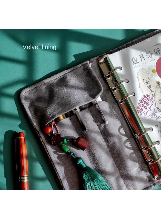 Bluejw Handmade Detachable Notebook Suit Journal Simple Japanese Style Internet Popular Antique Hand Account Book Loose-leaf Hand Account - Image 4