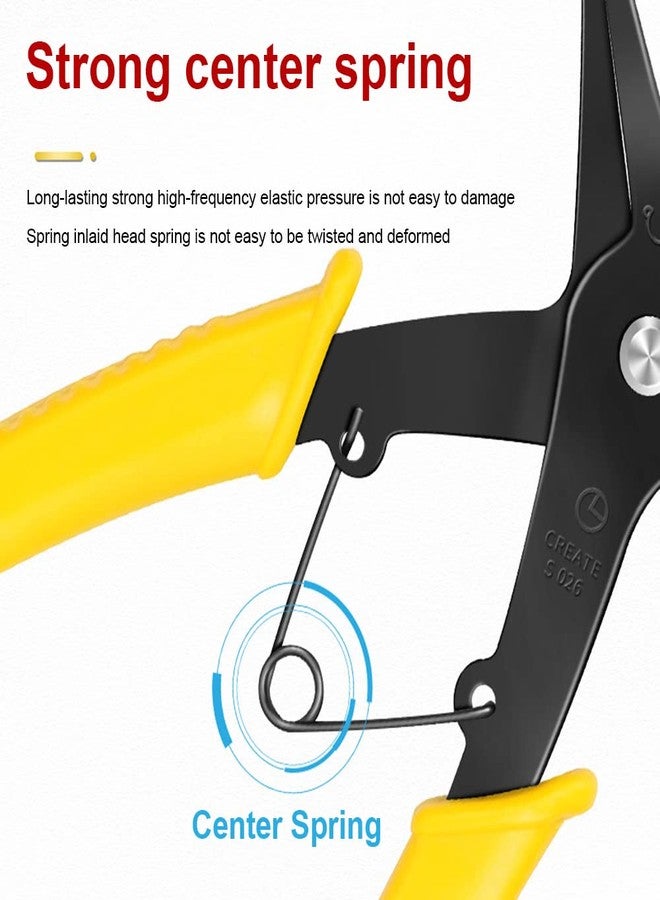 Omninmo 2 in 1 Snap Ring Pliers - Internal & External Circlip Pliers for 0.39"-1.57"/10mm-40mm Straight Lock C-clip Multifunctional Installation and Removal - Image 2