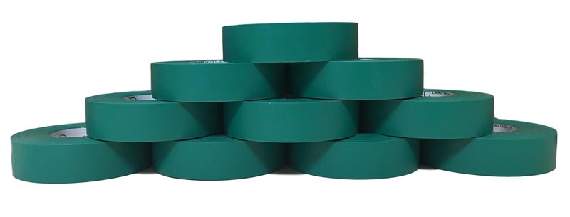 TradeGear Electrical Tape (10PK) Green Matte – Waterproof, Flame Retardant, Strong Rubber Based Adhesive, UL Listed – Rated for Max. 600V and 80oC Use – Measures 60’ x 3/4" x 0.07" - Image 2