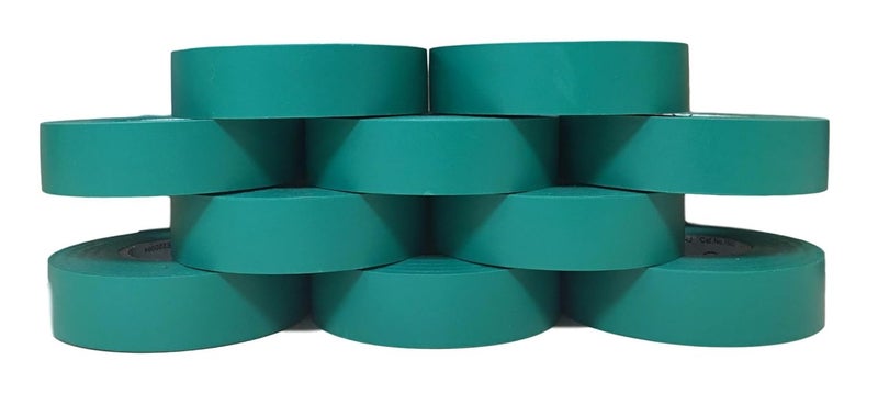 TradeGear Electrical Tape (10PK) Green Matte – Waterproof, Flame Retardant, Strong Rubber Based Adhesive, UL Listed – Rated for Max. 600V and 80oC Use – Measures 60’ x 3/4" x 0.07" - Image 4