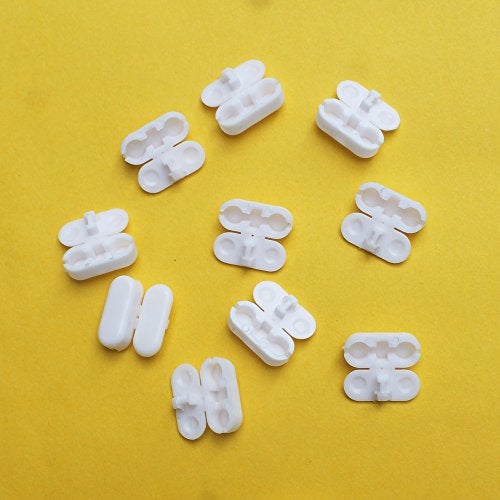 YYST White Plastic Chain Connector for Beaded Chain for Roller Shades and Vertical Blinds (Pack of 10) (Chain not Included) - Image 4
