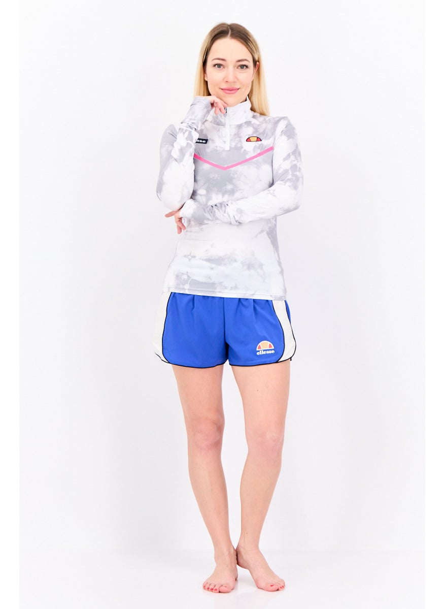 Ellesse Women Brand Logo Long Sleeve Rash Guard, Grey  - Image 4