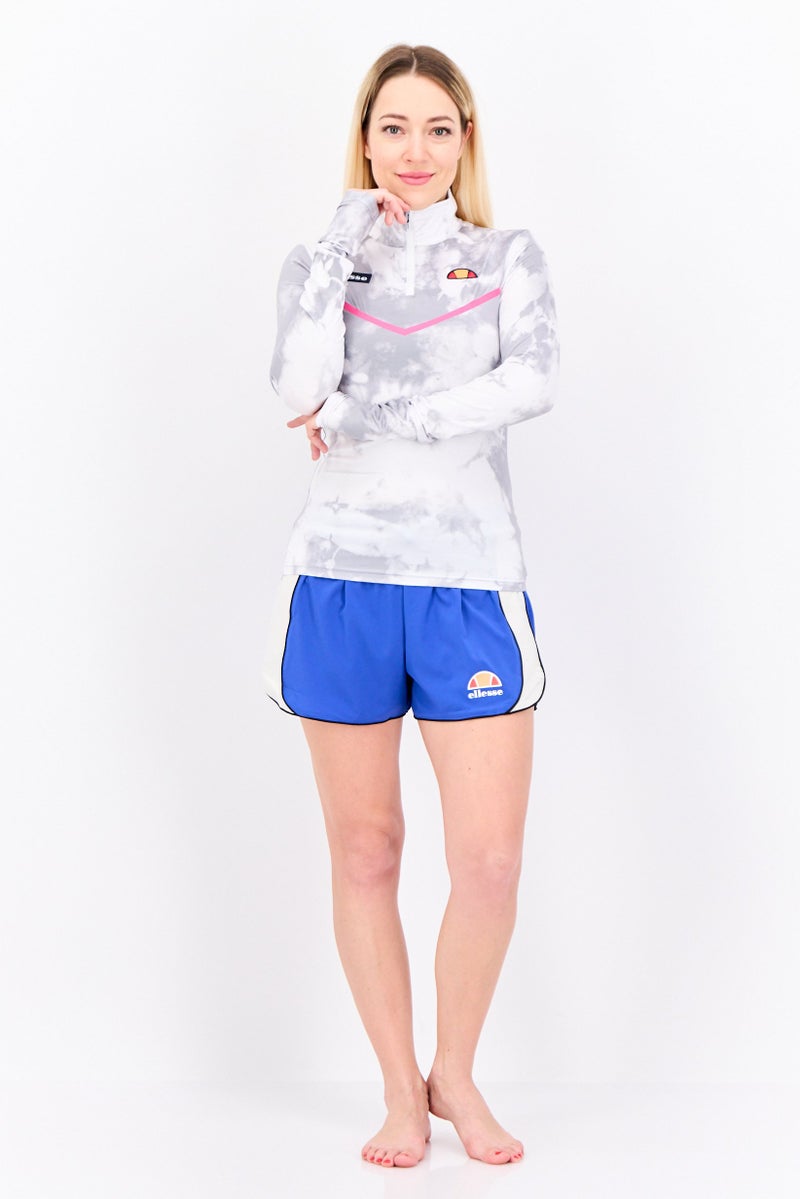 Ellesse قميص واقي طويل الأكمام بشعار العلامة التجارية للنساء، رمادي - Image 4