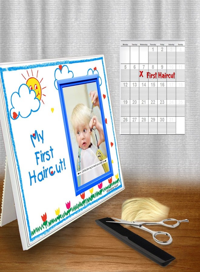 Expressly Yours! Photo Expressions My First Haircut! - Picture Frame Memorable Moment Photo Gift - Crayola-Tabletop Size, 8.25 x 7 in - Easy-Load 3.5 x 5 Photo, - Image 3