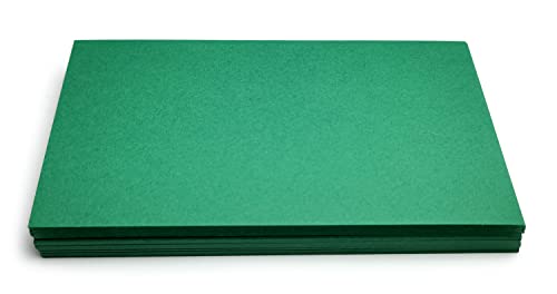 PPAPPAPPIYO 50 Pack 3x5 Colored Index Cards, 180gsm Premium Textured Blank Flash Cards, Heavyweight Cardstock for Study, Recipes, and DIY Crafts (green) - Image 1