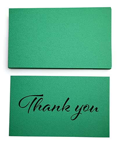 PPAPPAPPIYO 50 Pack 3x5 Colored Index Cards, 180gsm Premium Textured Blank Flash Cards, Heavyweight Cardstock for Study, Recipes, and DIY Crafts (green) - Image 3