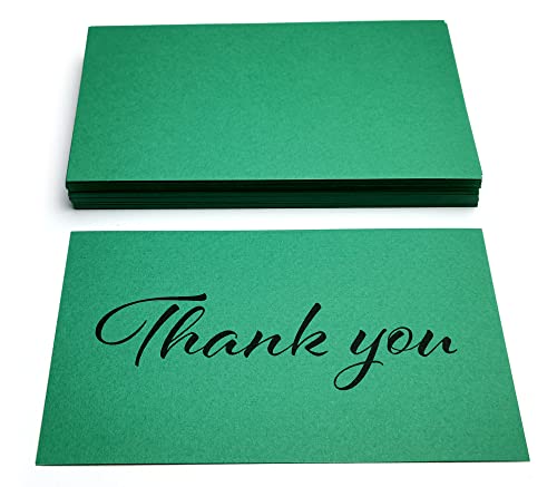 PPAPPAPPIYO 50 Pack 3x5 Colored Index Cards, 180gsm Premium Textured Blank Flash Cards, Heavyweight Cardstock for Study, Recipes, and DIY Crafts (green) - Image 4