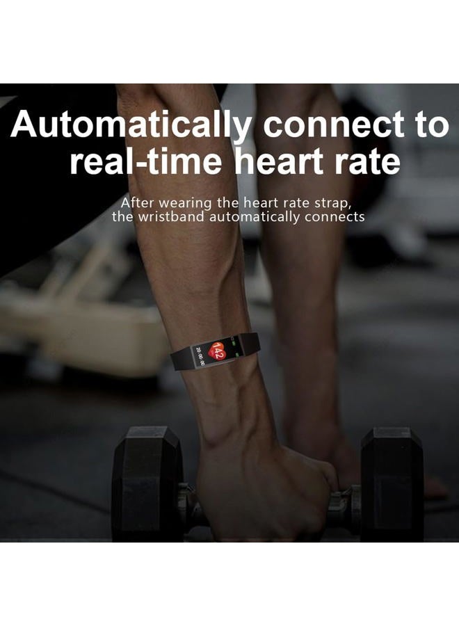 FITCENT Heart Rate Monitor Chest Strap with Fitness Tracker, ANT+ 5.3Khz Bluetooth Heart Rate Monitor Compatible with Polar Garmin DDP Yoga, HR Sensor with Sports Bracelet - Image 4