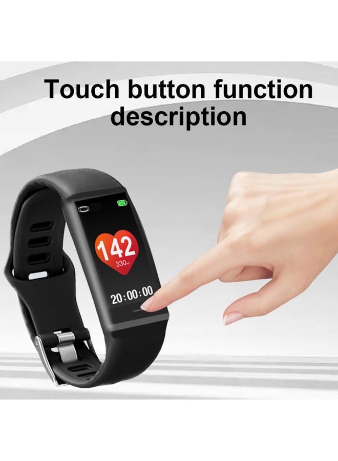 FITCENT Heart Rate Monitor Chest Strap with Fitness Tracker, ANT+ 5.3Khz Bluetooth Heart Rate Monitor Compatible with Polar Garmin DDP Yoga, HR Sensor with Sports Bracelet - Image 2