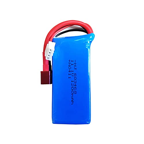 HHZ 11.1v 1200mah 30C Lipo Battery Deans T Plug for Wltoy Wl915 RC Boat - Image 3